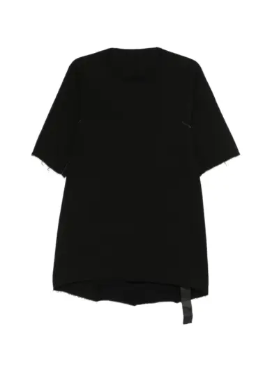 69 BY ISAAC SELLAM frayed T-shirt - Black