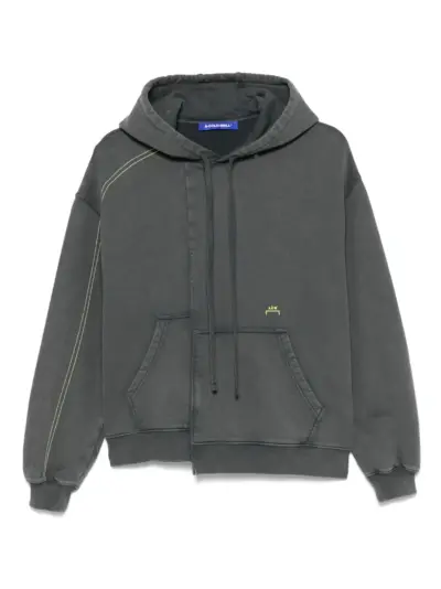 A-COLD-WALL* logo-detail hoodie - Grey