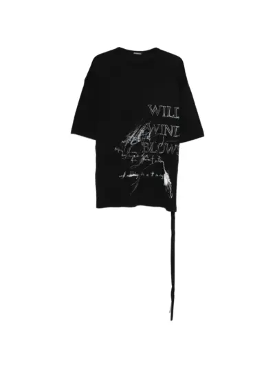 Ann Demeulemeester Dieter T-shirt - Black