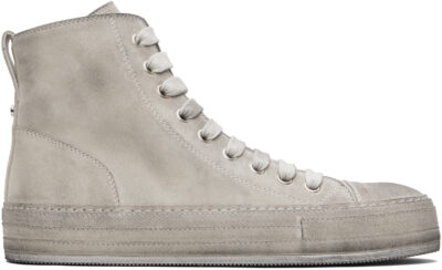 Ann Demeulemeester Gray Orvo High-Top Sneakers