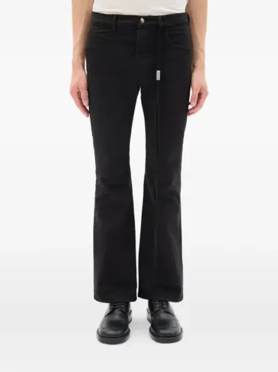 Ann Demeulemeester Jonas 5-pocket bootcut jeans - Black