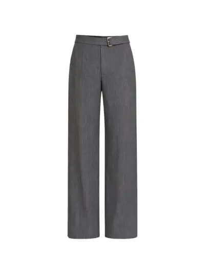 Ann Demeulemeester belted trousers - Grey