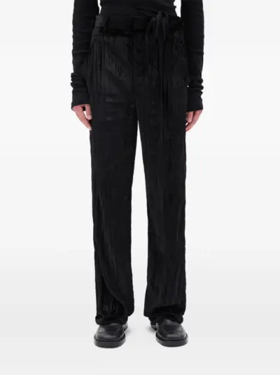 Ann Demeulemeester black relaxed-fit trousers