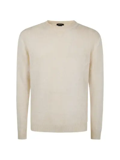 Avant Toi crew-neck sweater - Neutrals
