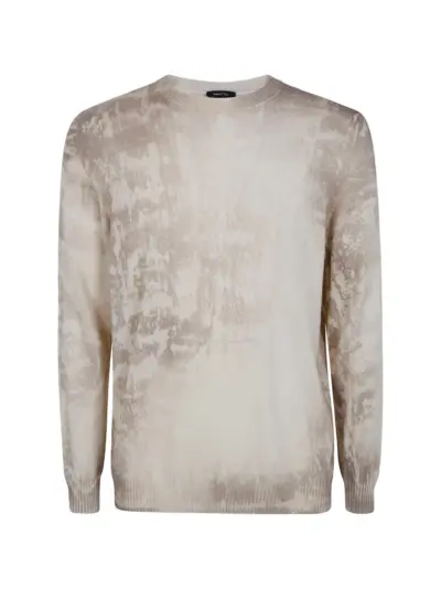 Avant Toi patterned sweater - Neutrals