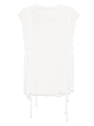 Boris Bidjan Saberi cotton tank top - Neutrals