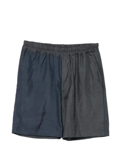 By Walid Oshima Kimono Blaze shorts - Black