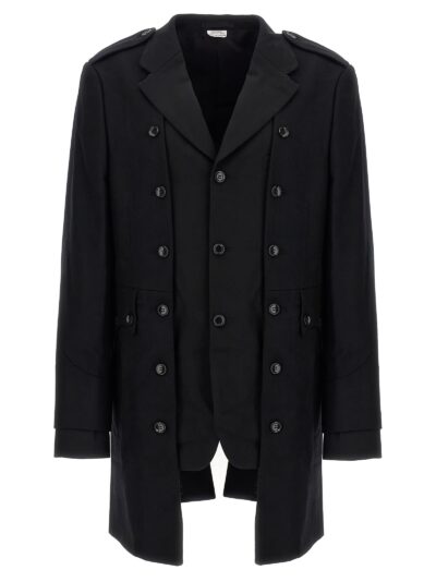 Comme Des Garçons Homme Plus Double Layer Blazer Coat