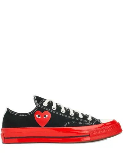 Comme Des Garçons Play x Converse heart-motif sneakers - Black