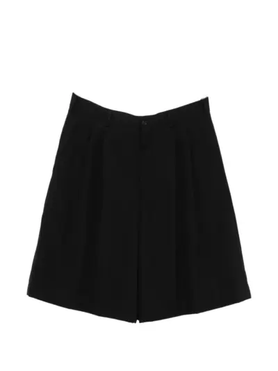 Comme Des Garçons wool shorts - Black