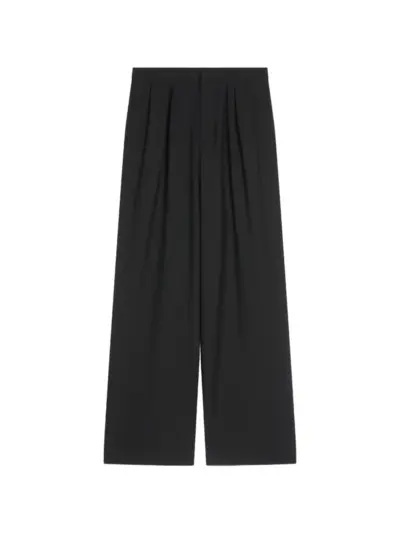 DRIES VAN NOTEN concealed-fastening trousers - Black