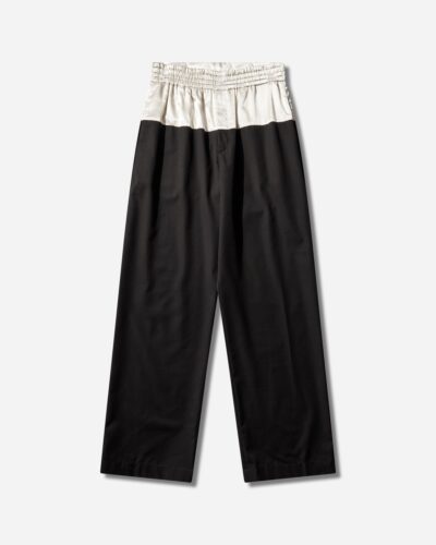 Dries Van Noten Men s Contrast Waist Pants Black