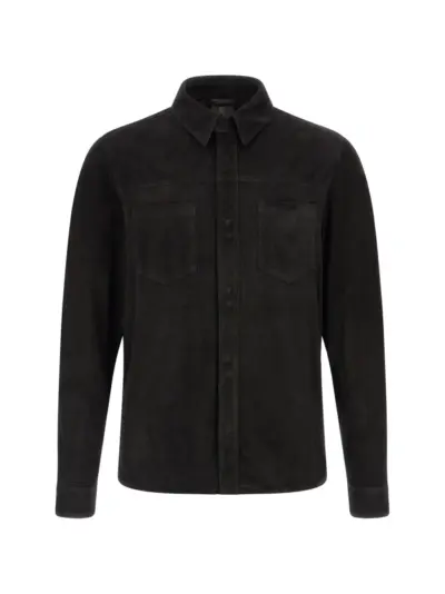 Giorgio Brato chest-pocket shirt jacket - Black