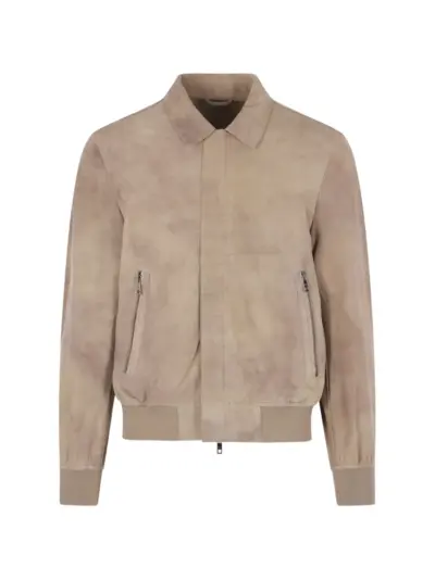 Giorgio Brato suede jacket - Neutrals