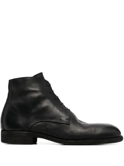 Guidi lace-up ankle boots - Black