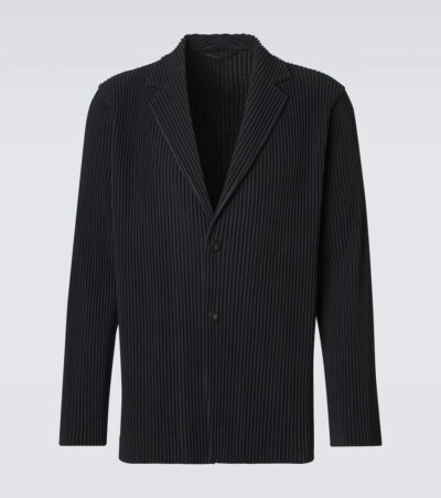 Homme PlissÃ© Issey Miyake Basics pleated blazer