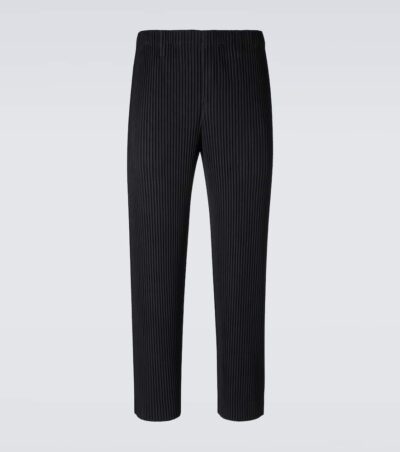 Homme PlissÃ© Issey Miyake Basics pleated straight pants