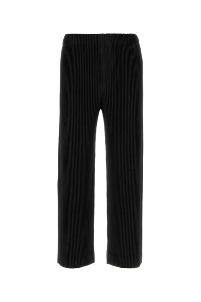 Homme Plissé Issey Miyake Black Polyester Pant