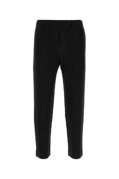Homme Plissé Issey Miyake Black Polyester Pant