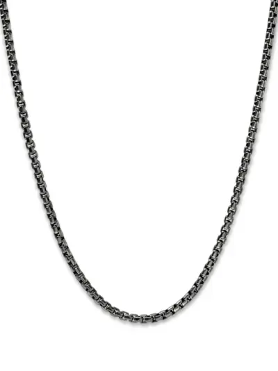 John Hardy sterling silver box chain necklace
