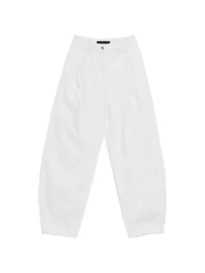 Juun.J button pleated jeans - Blue