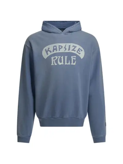 KAPITAL graphic hooded sweater - Blue