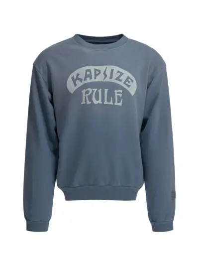KAPITAL graphic-print sweater - Blue
