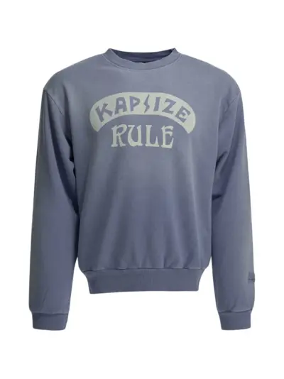 KAPITAL graphic-print sweatshirt - Blue