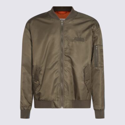 MM6 Maison Margiela Bimaterial Bomber Jacket