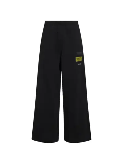 MM6 Maison Margiela elasticated patch pocket trousers - Black
