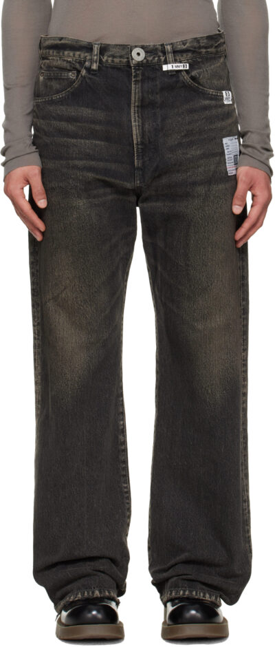 Maison MIHARA YASUHIRO Black Flared Jeans