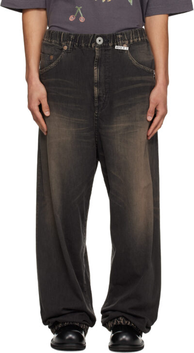 Maison MIHARA YASUHIRO Black Light Wide Jeans