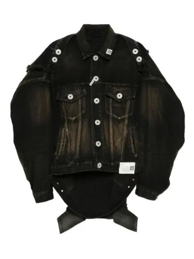Maison MIHARA YASUHIRO Reverse-Back denim jacket - Black