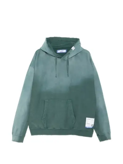 Maison MIHARA YASUHIRO Sun Faded Like hoodie - Green