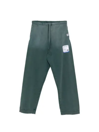 Maison MIHARA YASUHIRO Sun Faded Like track pants - Green