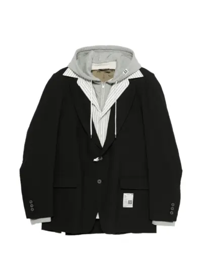 Maison MIHARA YASUHIRO layered blazer - Black