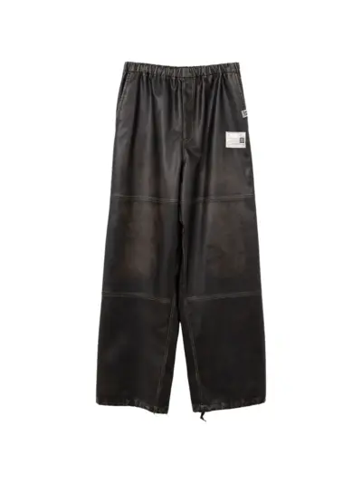 Maison MIHARA YASUHIRO panelled trousers - Black