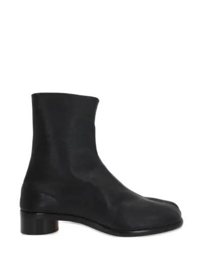 Maison Margiela Tabi split-toe leather boots - Black
