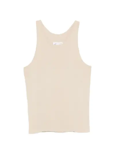 Maison Margiela round neck vest - Neutrals