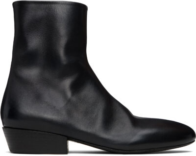 Marsèll Black Granblocco Ankle Boots