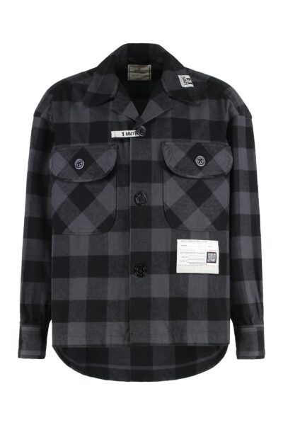 Mihara Yasuhiro Plaid Flannel Shirt