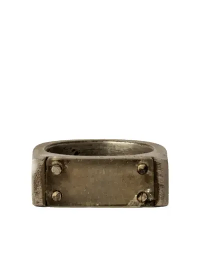 Parts of Four Plate Single sterling-silver ring