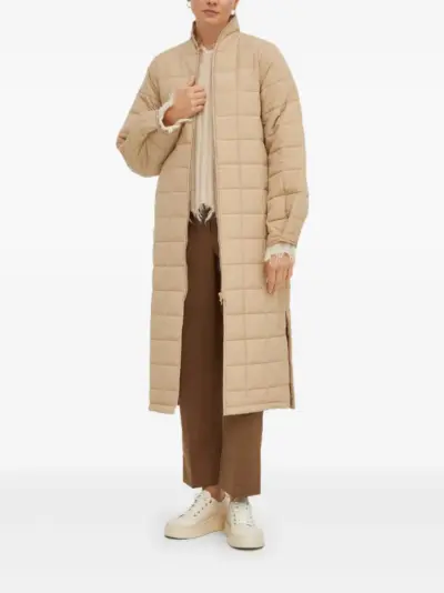 Rains long-sleeve quilted jacket - Neutrals