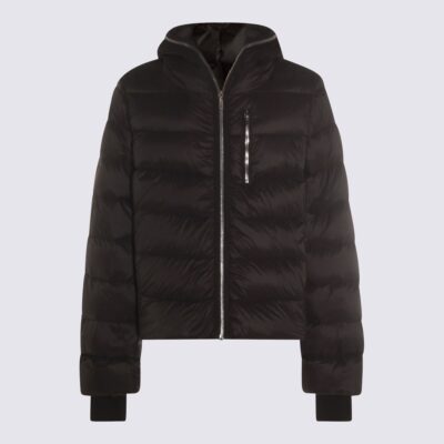 Rick Owens Black Gimp Down Jacket
