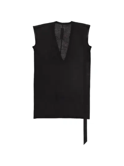 Rick Owens DRKSHDW Dylan sleeveless V-neck T-shirt - Black