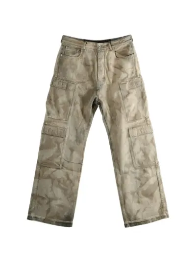 Rick Owens DRKSHDW cargo-pocket jeans - Neutrals