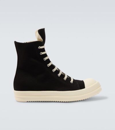 Rick Owens DRKSHDW denim high-top sneakers
