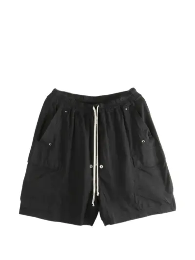 Rick Owens DRKSHDW drawstring-fastening cargo shorts - Black