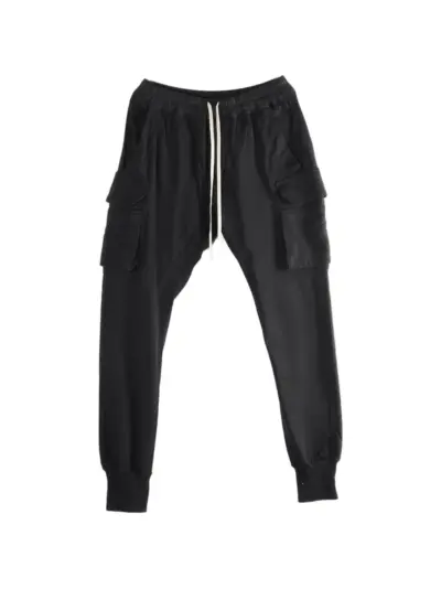 Rick Owens DRKSHDW drawstring-fastening trousers - Black