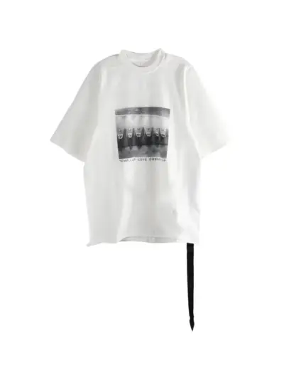 Rick Owens DRKSHDW print-detail T-shirt - Neutrals
